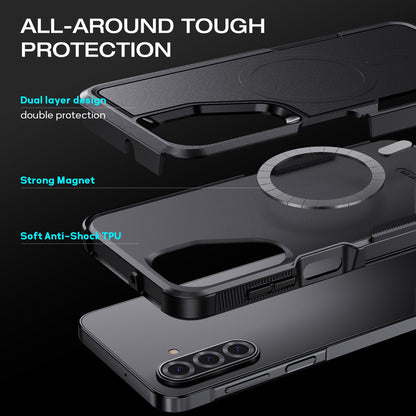 Tough On Samsung Galaxy A17/A16 Case with MagSafe Heavy Armor Black