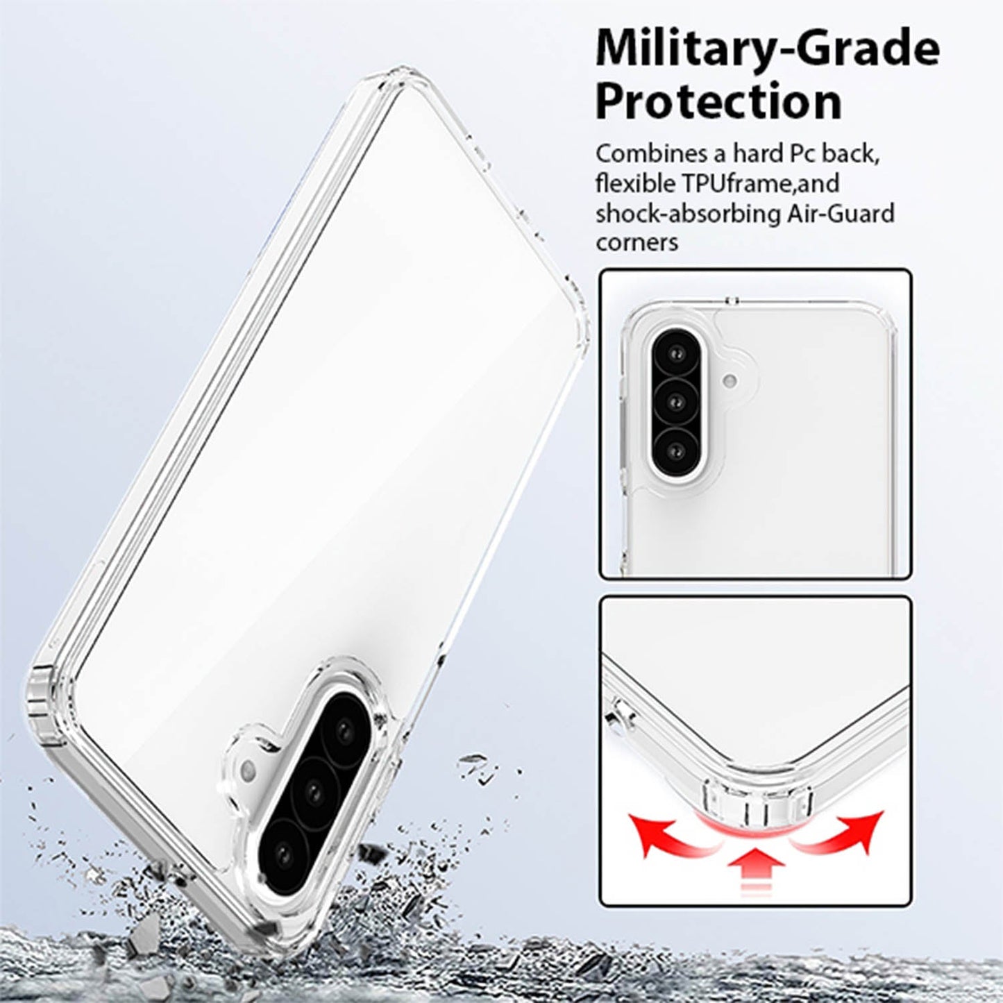 Tough On Samsung Galaxy A26 Case Clear Air
