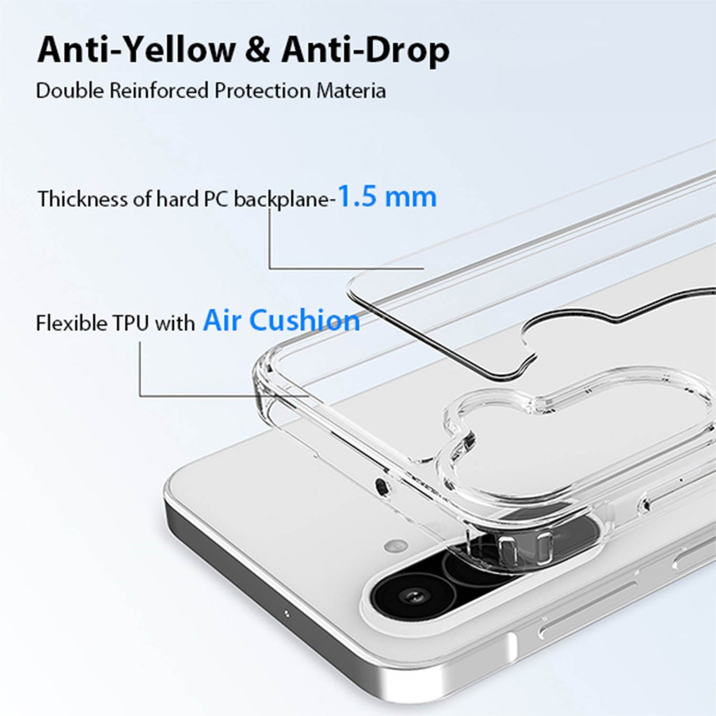 Tough On Samsung Galaxy A36 Case Clear Air