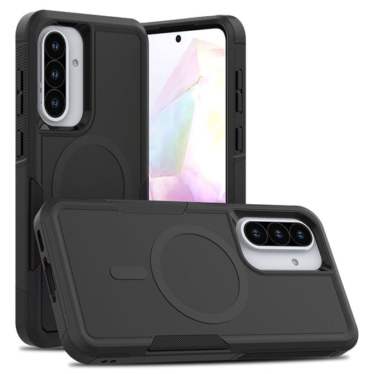 Tough On Samsung Galaxy A36 Case with MagSafe Heavy Armor Black