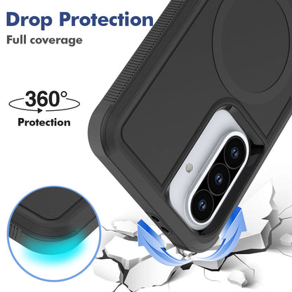Tough On Samsung Galaxy A36 Case with MagSafe Heavy Armor Black