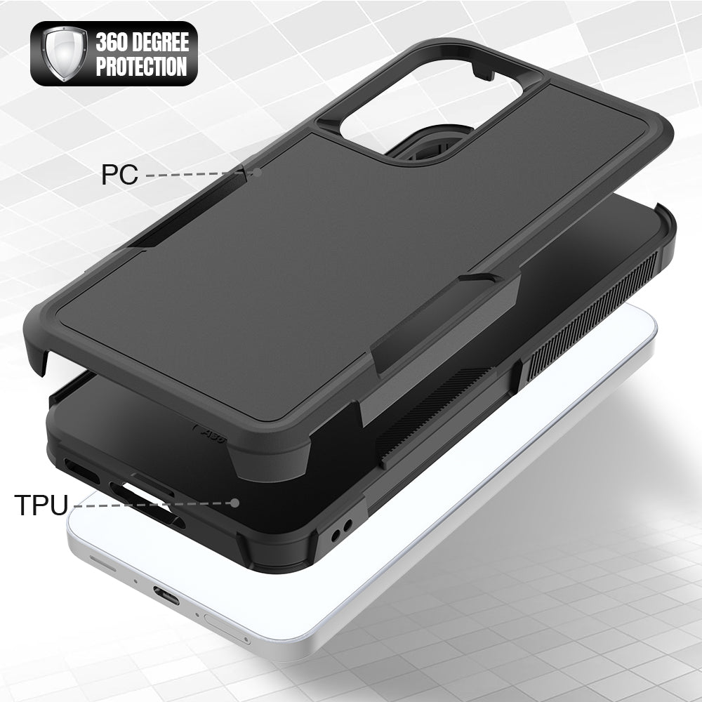 Tough On Samsung Galaxy A36 Case with MagSafe Heavy Armor Black