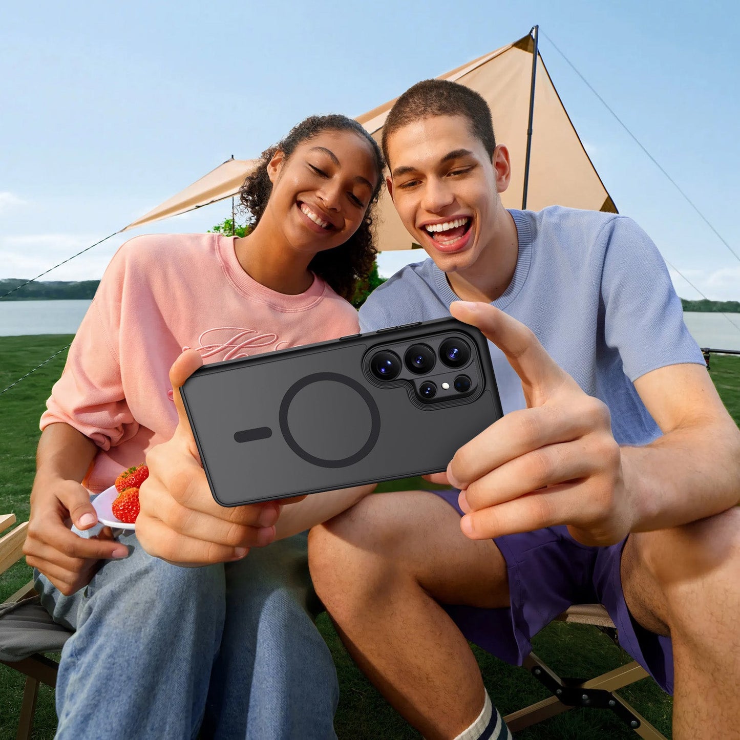 Tough On Samsung Galaxy Essential Magnetic Case