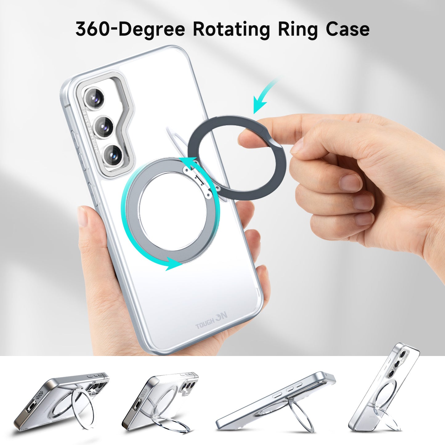 Tough On Samsung Galaxy S24 FE 5G Case 360° Rotate Stand With MagSafe