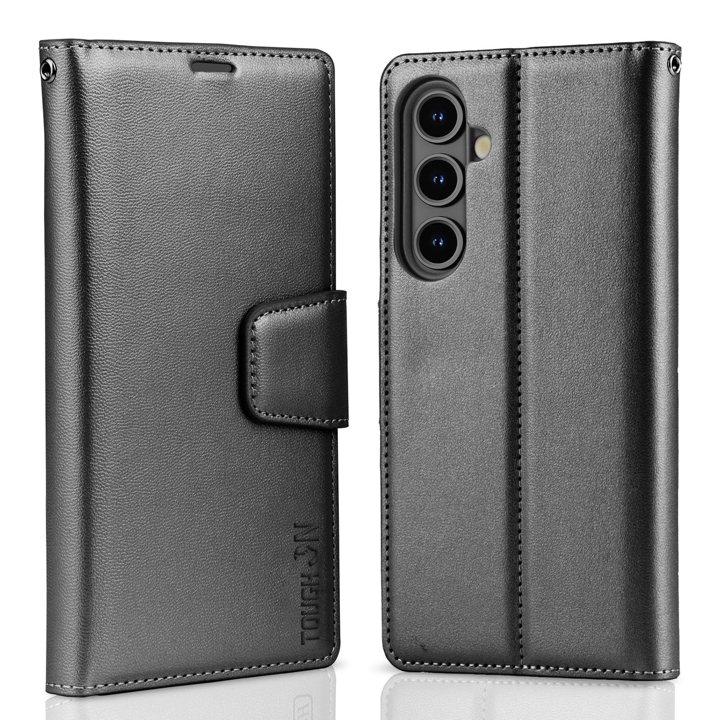 Tough On Samsung Galaxy S24 FE Flip Wallet Leather Case