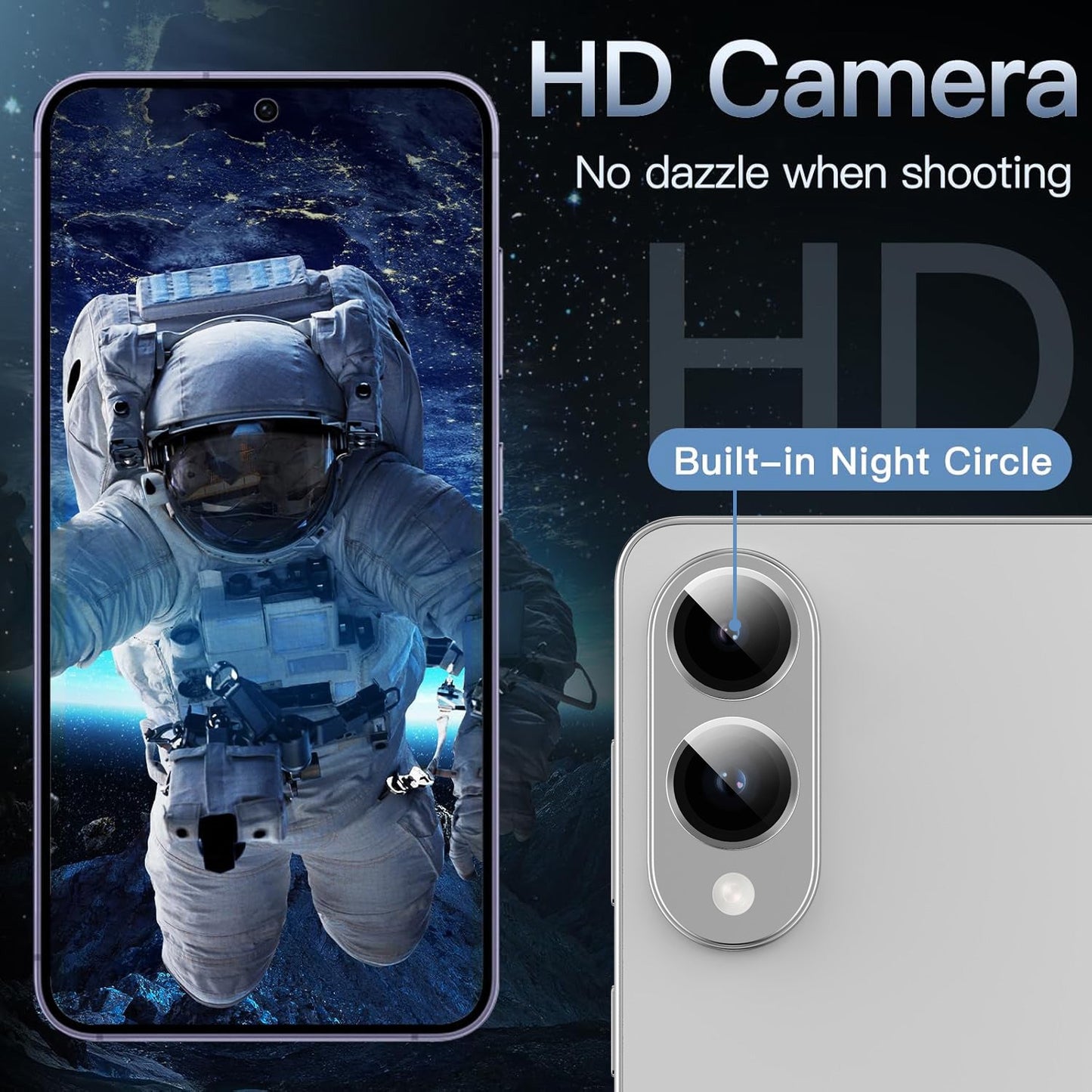 Tough On Samsung Galaxy S25 Edge Camera Lens Protector