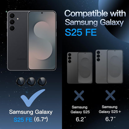 Tough On Samsung Galaxy S25 FE Camera Lens Protector