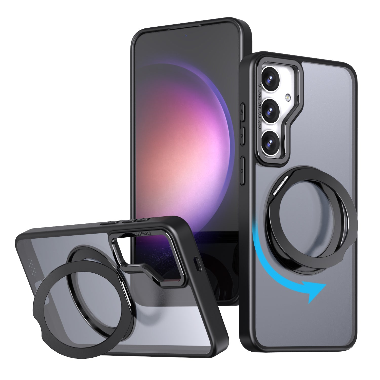 Tough On Samsung Galaxy S25 FE Case 360° Rotate Stand With MagSafe