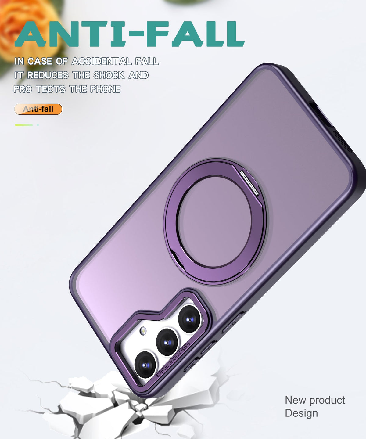 Tough On Samsung Galaxy S25 FE Case 360° Rotate Stand With MagSafe
