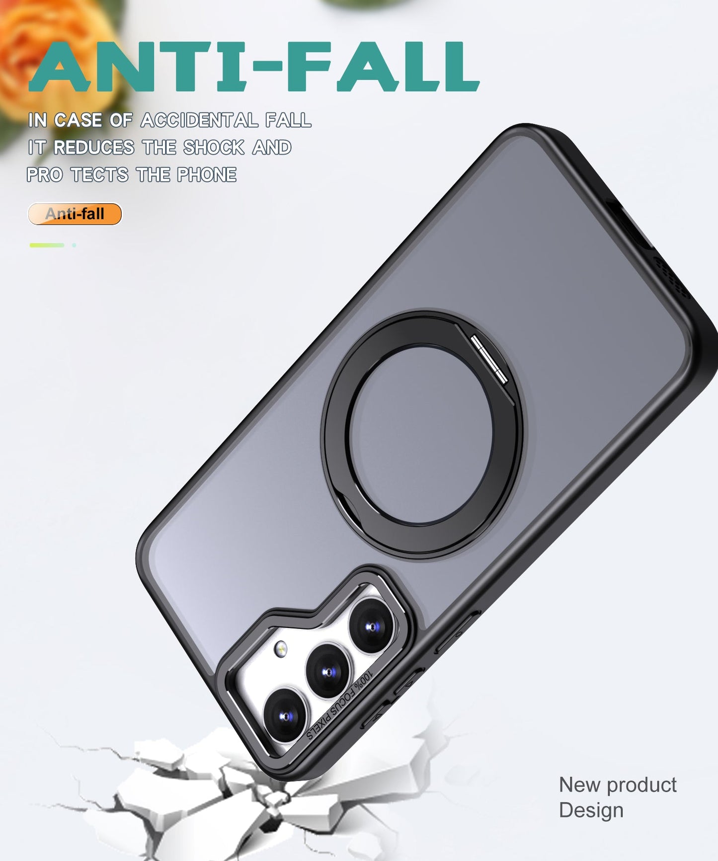 Tough On Samsung Galaxy S25 FE Case 360° Rotate Stand With MagSafe