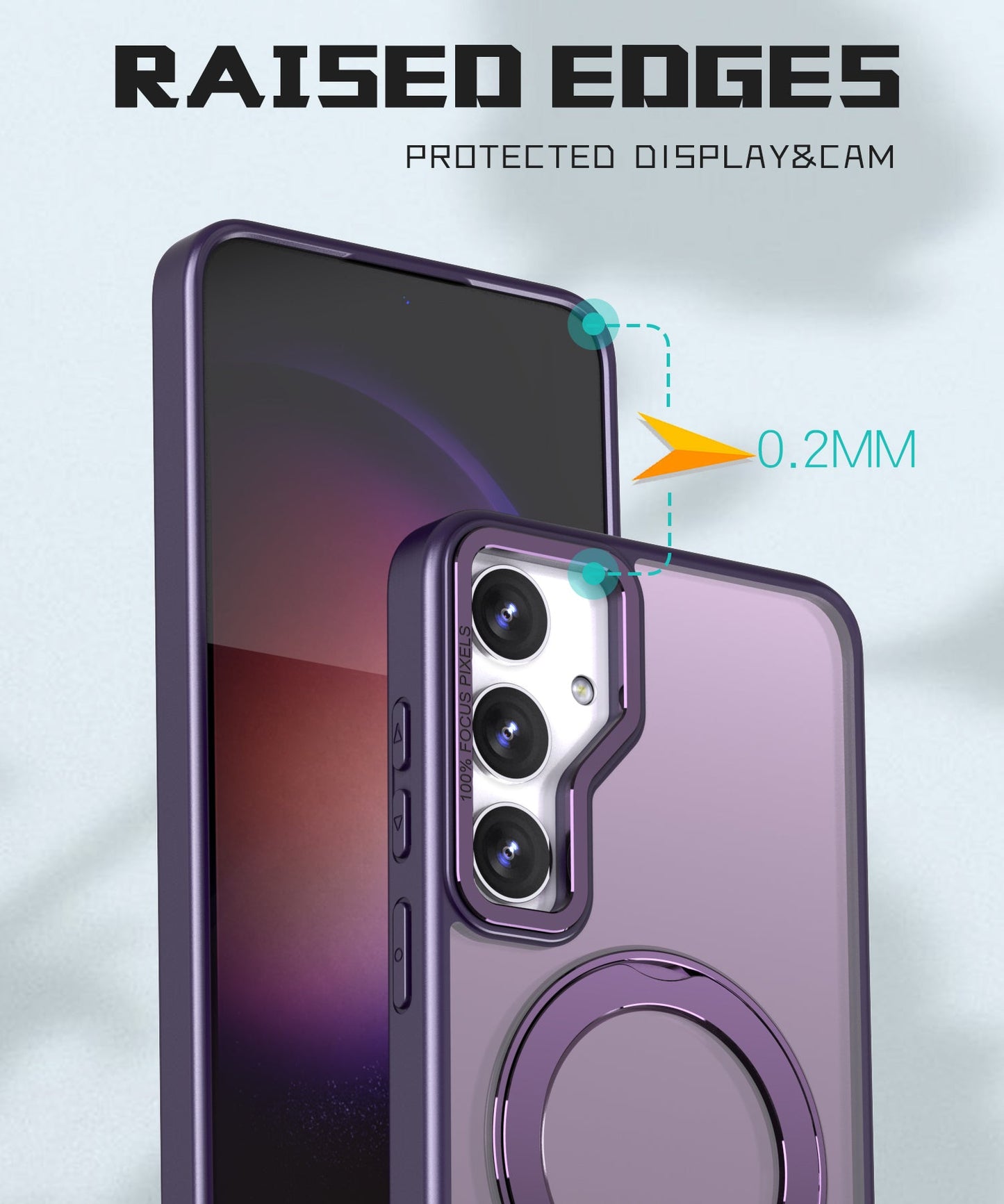 Tough On Samsung Galaxy S25 FE Case 360° Rotate Stand With MagSafe