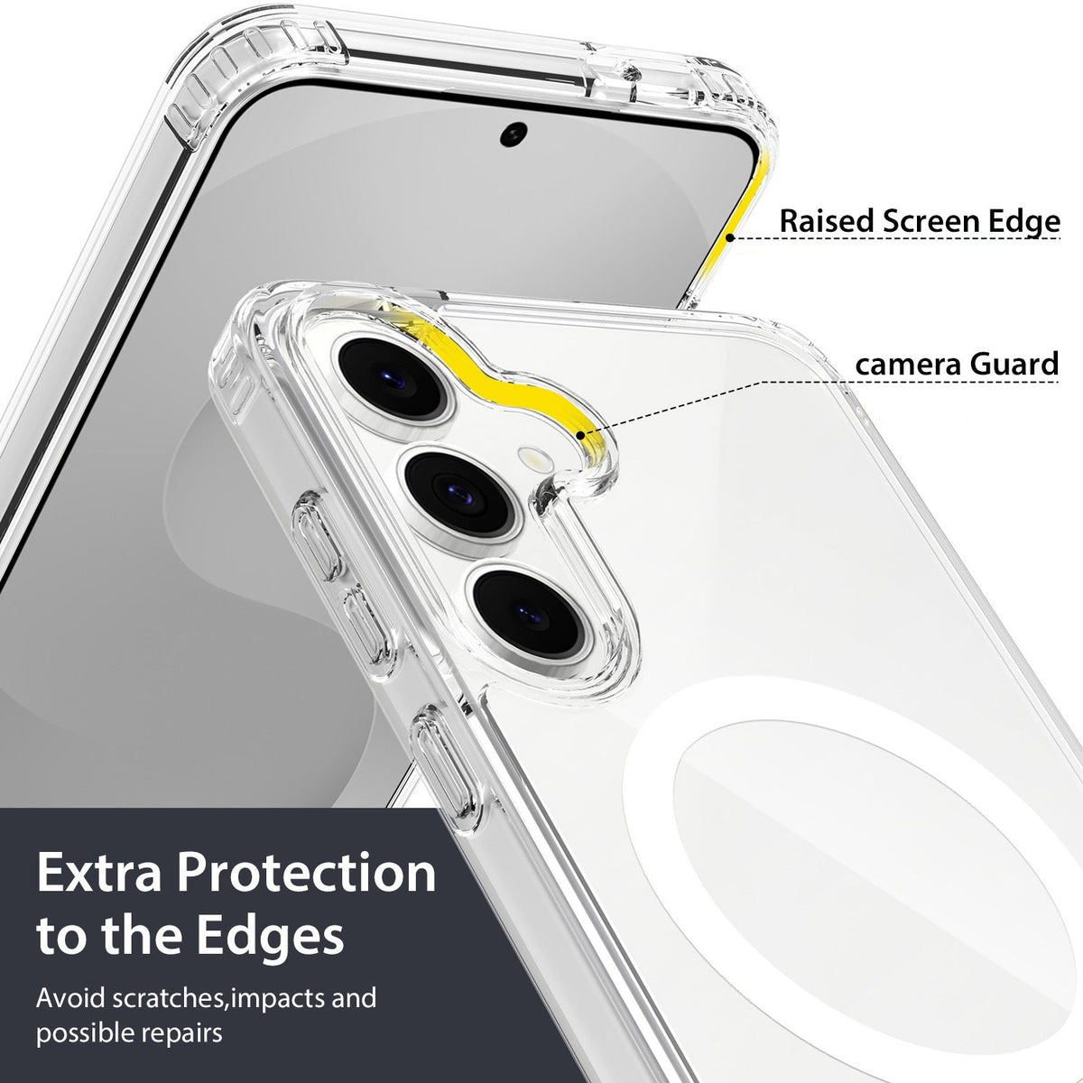Tough On Samsung Galaxy S25 FE Case with MagSafe Clear Air