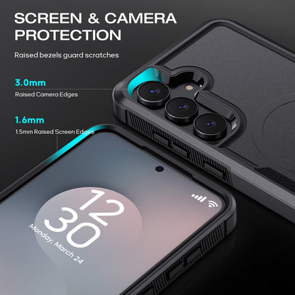 Tough On Samsung Galaxy S25 FE Case with MagSafe Heavy Armor Black