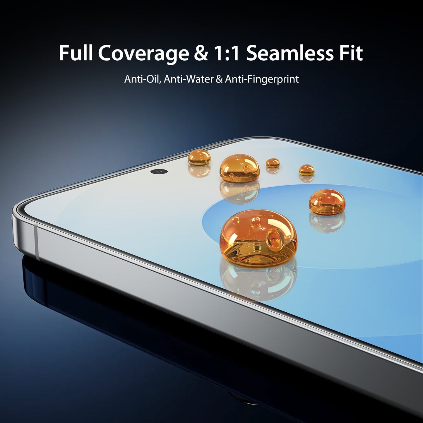 Tough On Samsung Galaxy S25 FE Full Tempered Glass Screen Protector