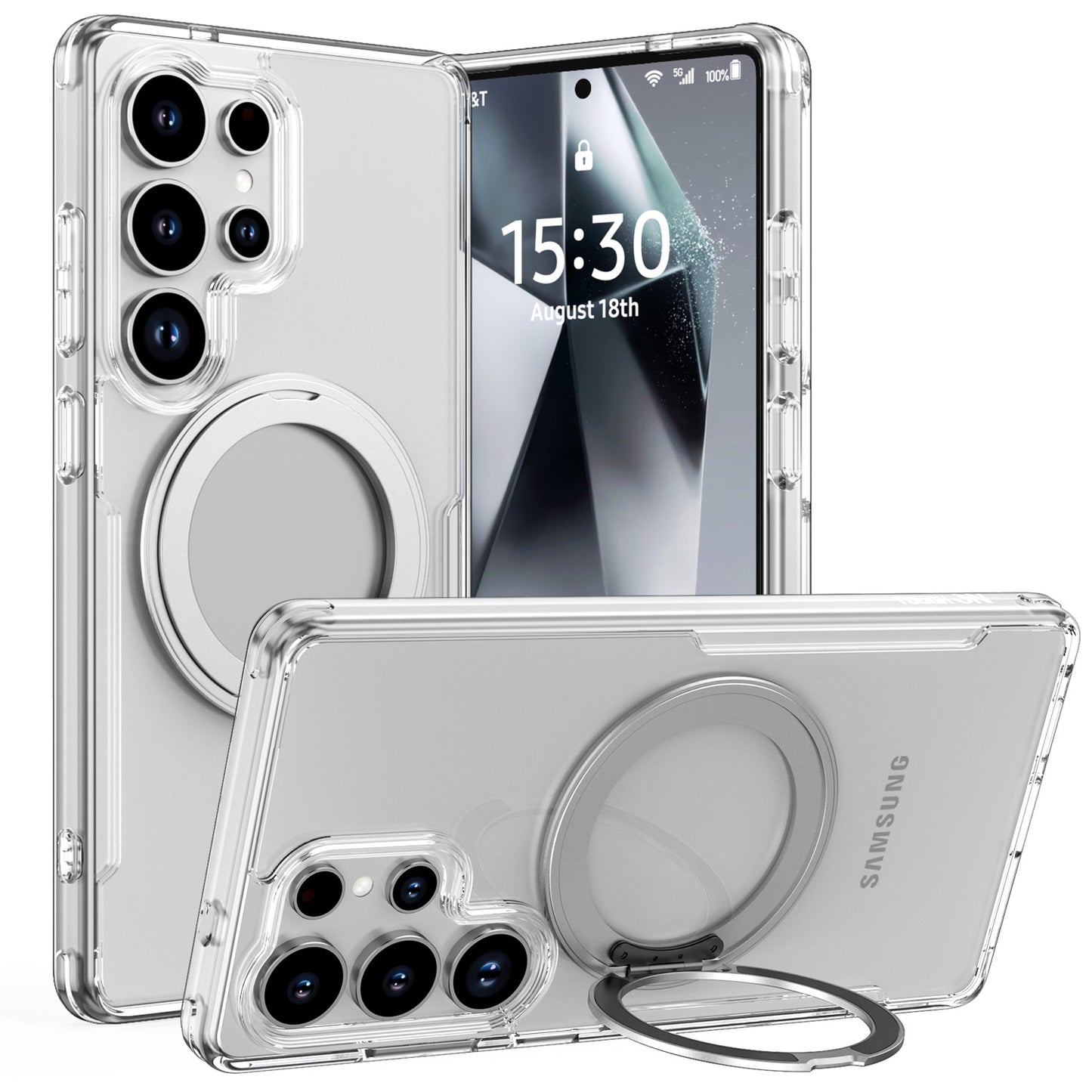 Tough On Samsung Galaxy S25 Ultra Case 360° Rotate Stand With MagSafe