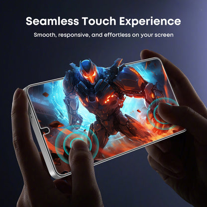 Tough On Samsung Galaxy Tempered Glass Screen Protector 2 Pack with Installation Kit