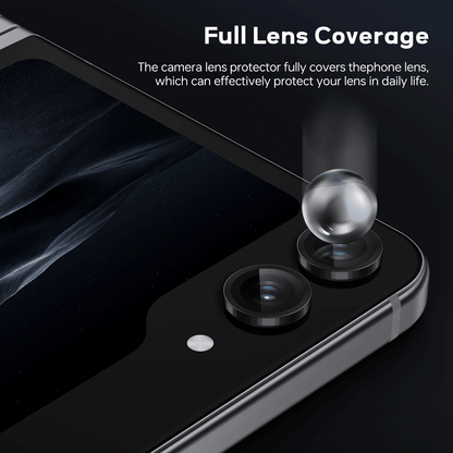 Tough On Samsung Galaxy Z Flip6 Camera lens Protector Tempered Glass Individual Ring