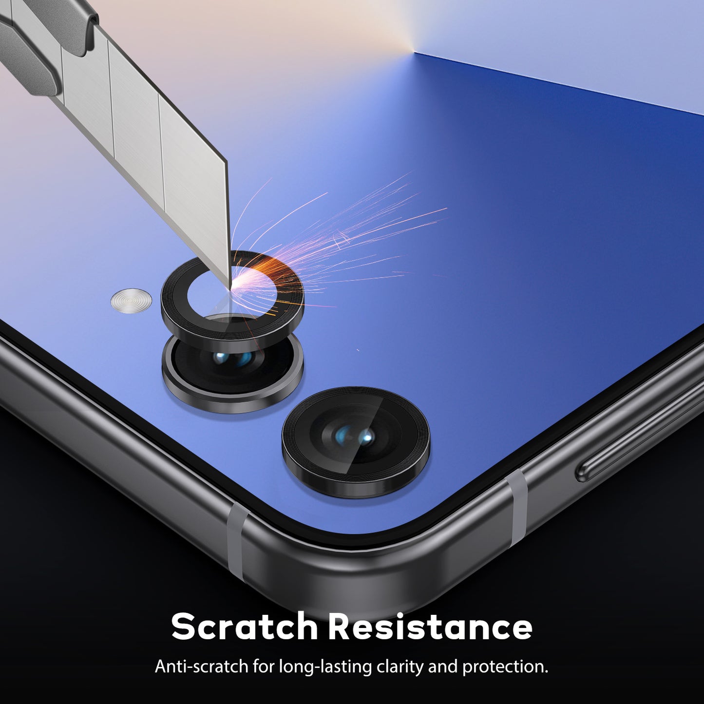 Tough On Samsung Galaxy Z Flip7 Camera Lens Protector Individual Ring