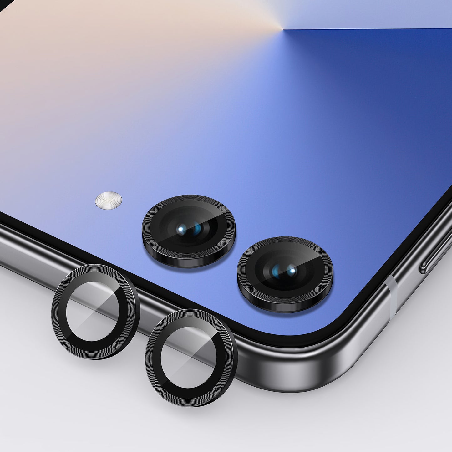 Tough On Samsung Galaxy Z Flip7 Camera Lens Protector Individual Ring