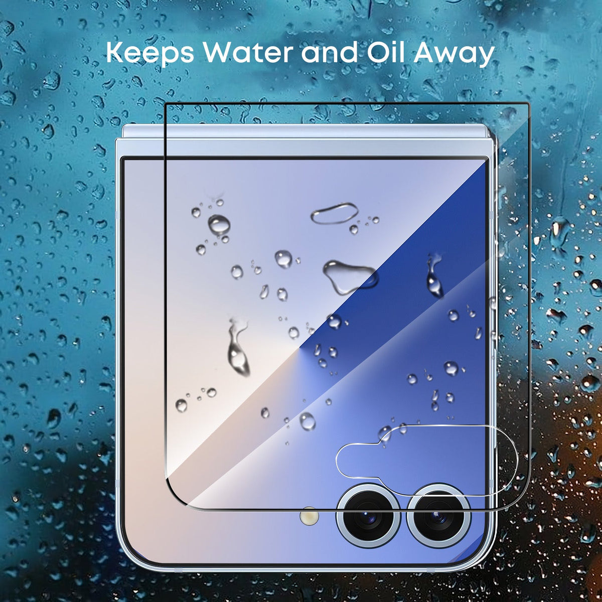 Tough On Samsung Galaxy Z Flip7 Tempered Glass Screen Protector