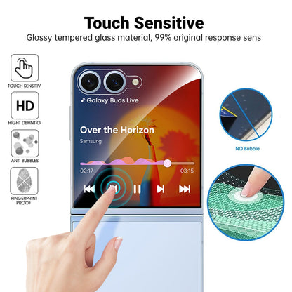 Tough On Samsung Galaxy Z Flip7 Tempered Glass Screen Protector
