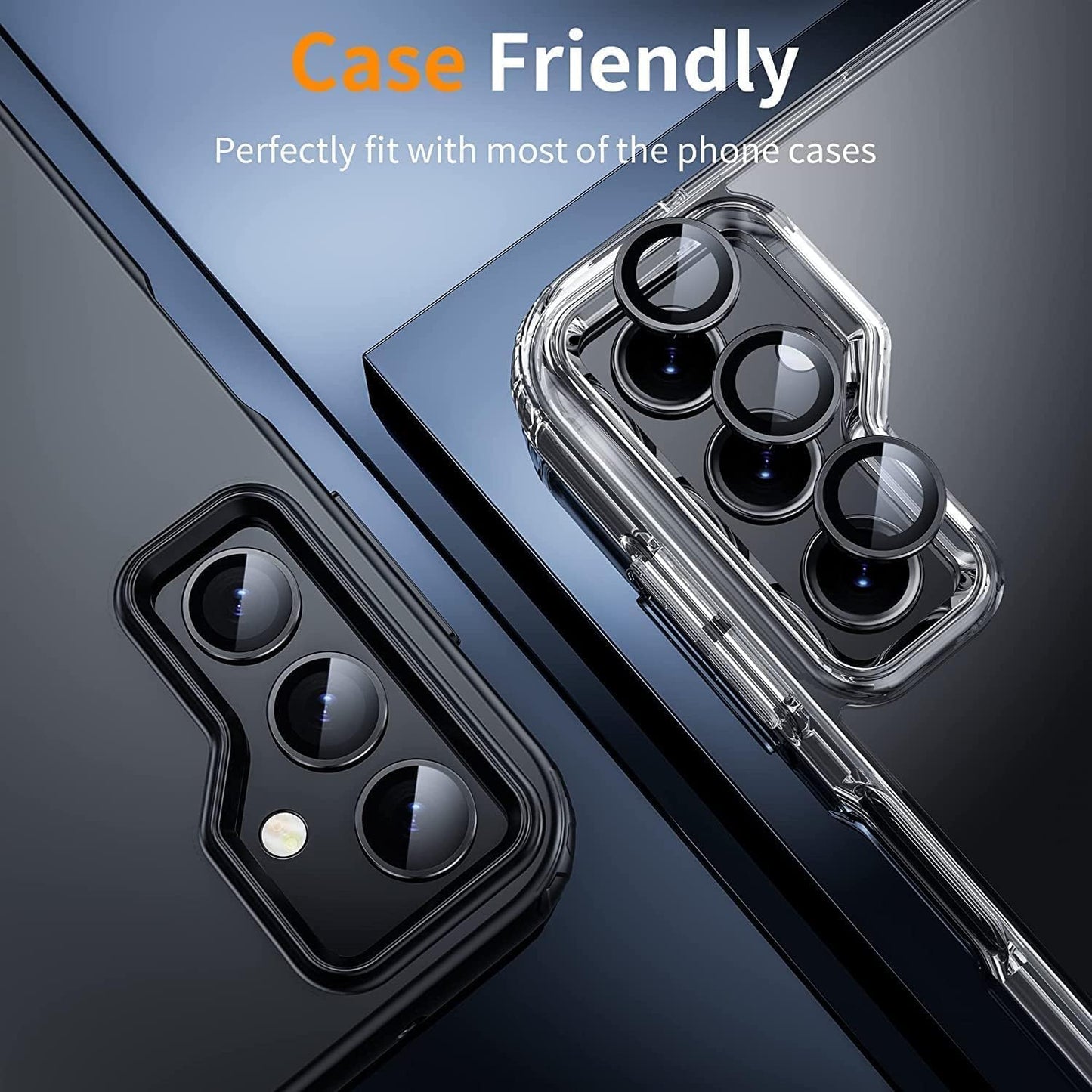 Tough On Samsung Galaxy Z Fold6 Camera lens Protector Tempered Glass Individual Ring