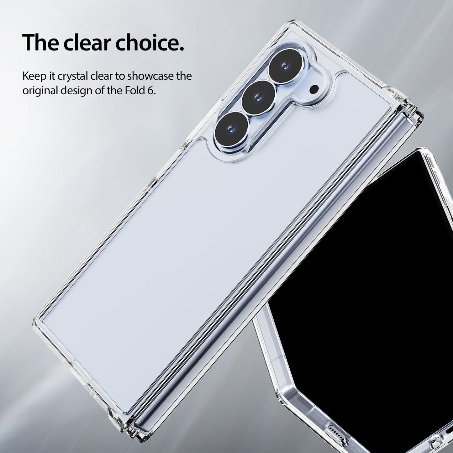 Tough On Samsung Galaxy Z Fold6 Case Tough Clear Air