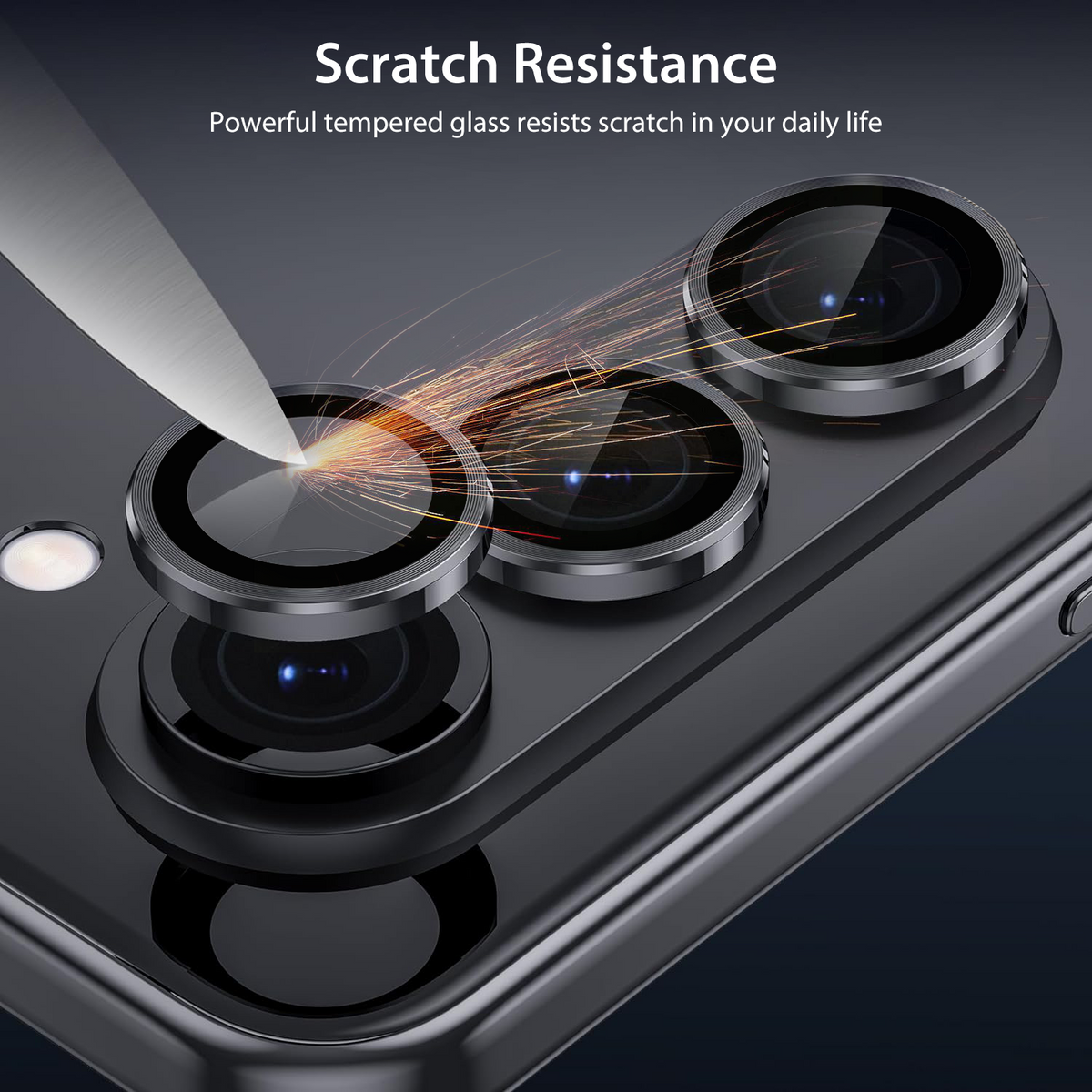 Tough On Samsung Galaxy Z Fold7 Camera Lens Protector Individual Ring