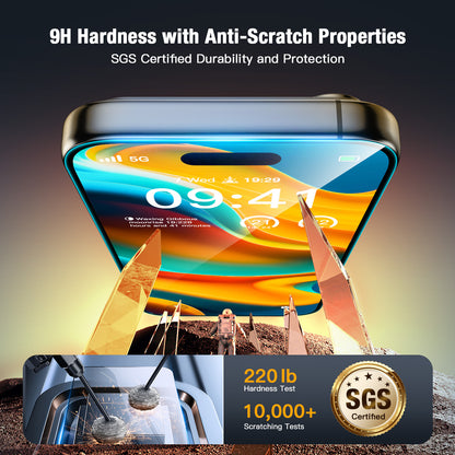 Tough On Tempered Glass Screen Protector 2 Pack for iPhone