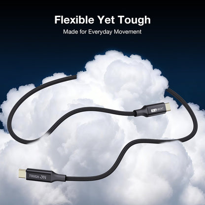 Tough On 240W USB-C Fast Charging Cable PD 3.1 Nylon Braided