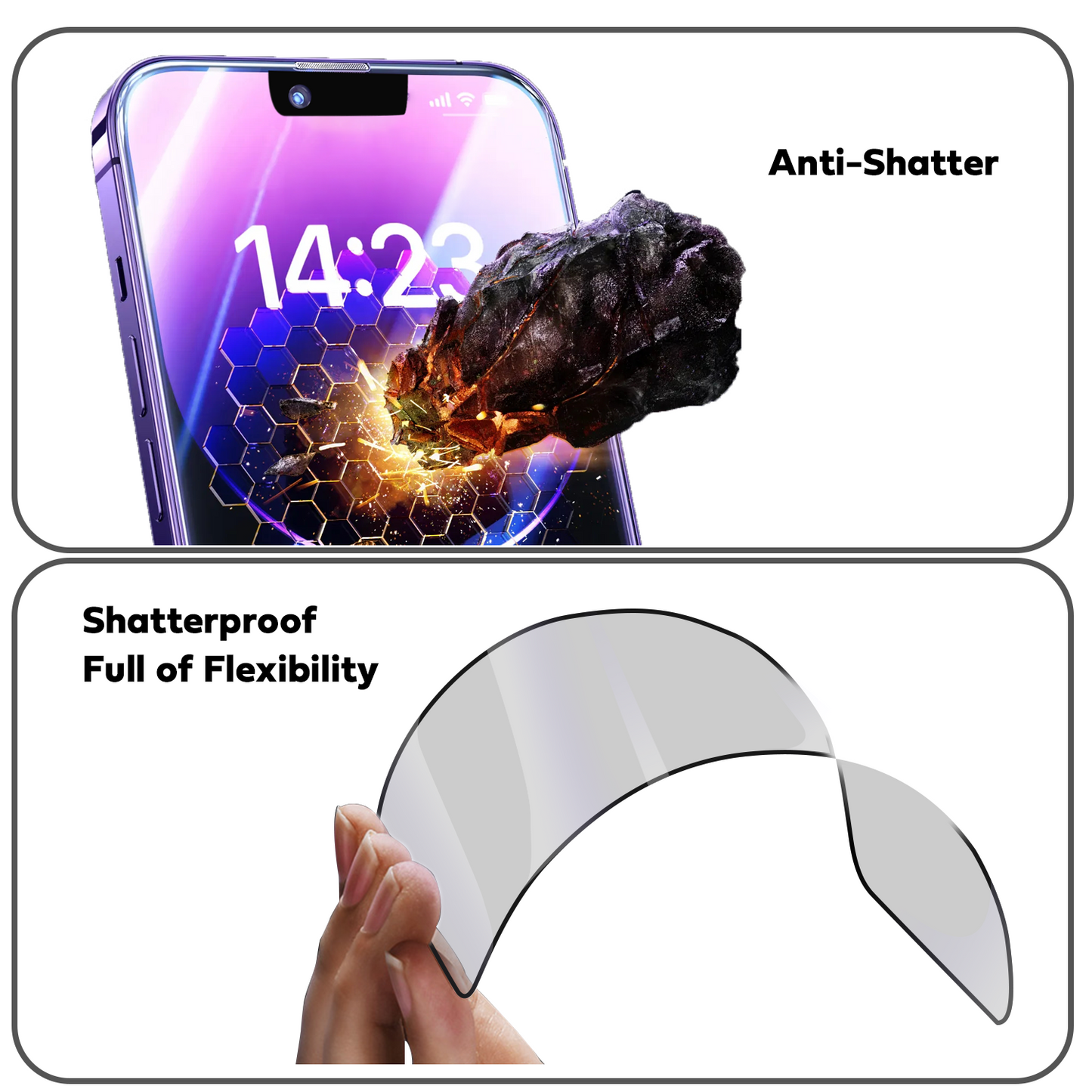 Tough On iPhone 13 Nano Glass Screen Protector with Installation Kit