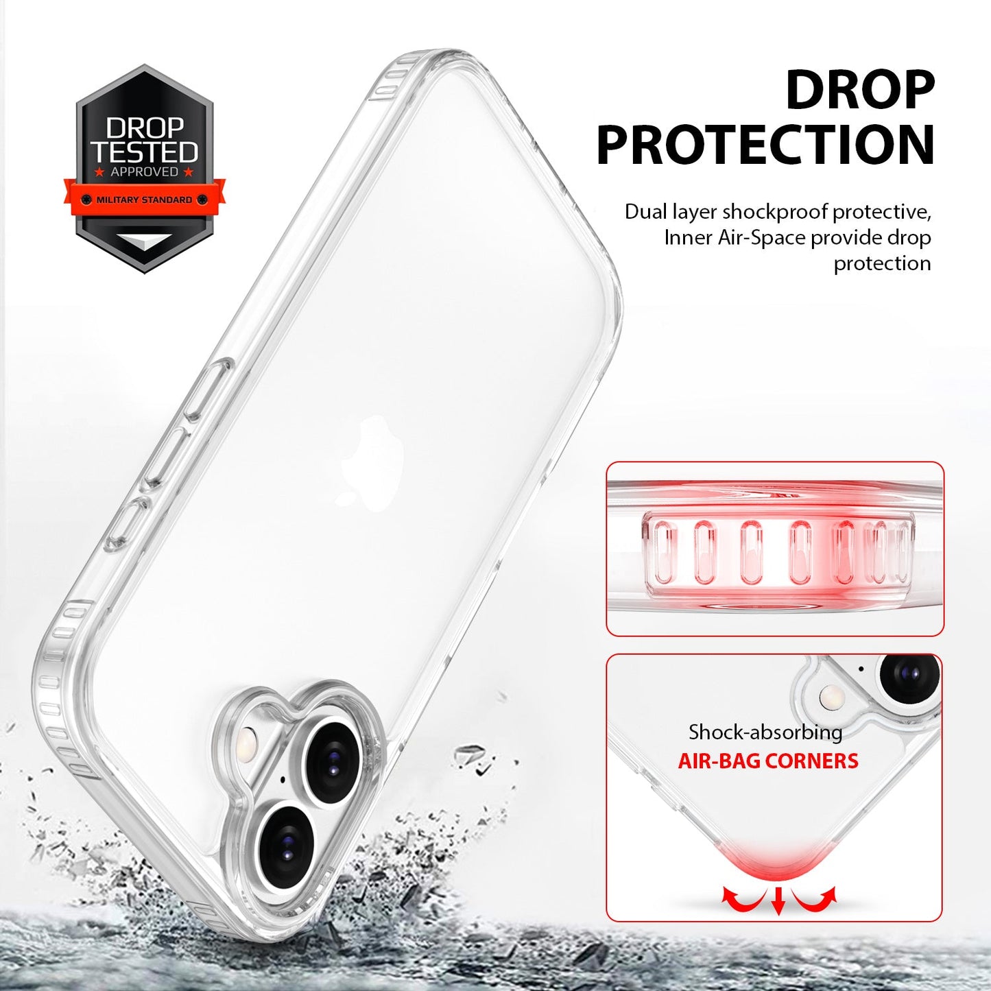 Tough On iPhone 16 Case Clear Air