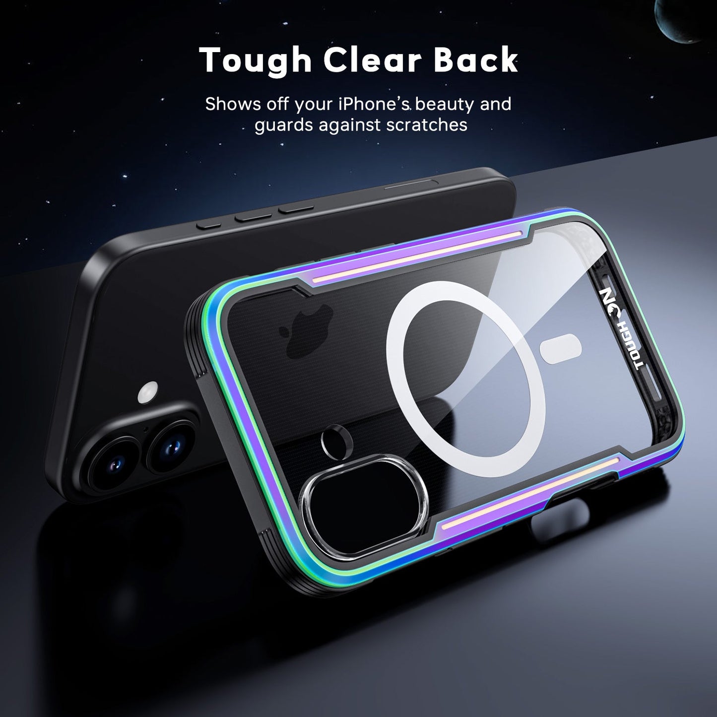 Tough On iPhone 16 Case Iron Shield with MagSafe