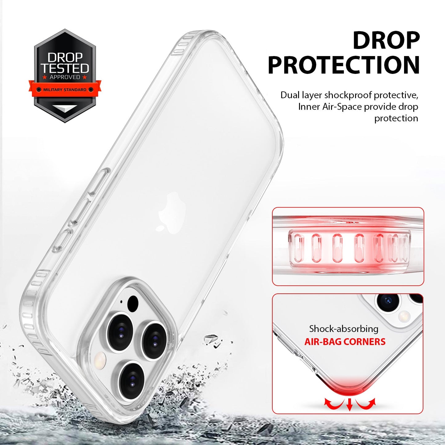 Tough On iPhone 16 Pro Case Clear Air