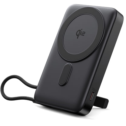 Tough On QI2 MagSafe Power Bank 10000mAh with Kickstand and Cable