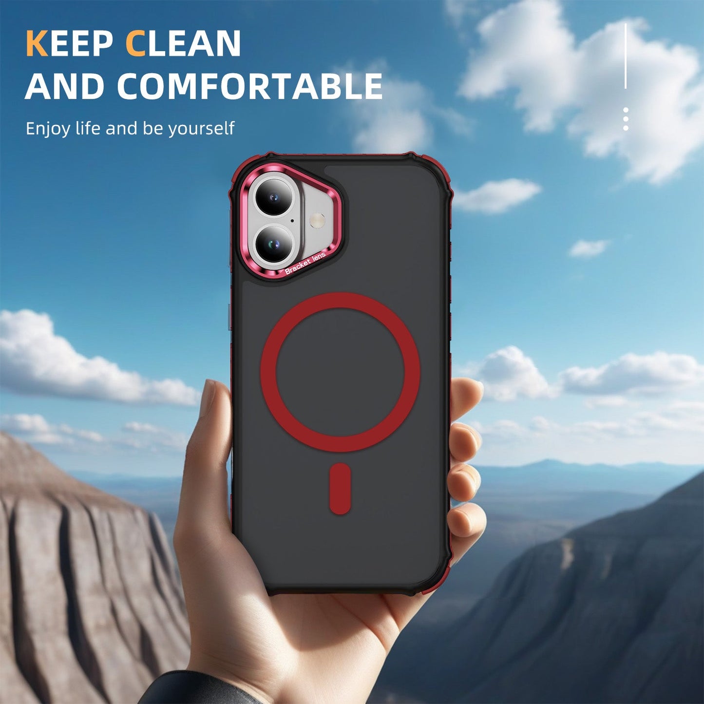 Tough On iPhone 16 MagSafe Case with Camera Stand