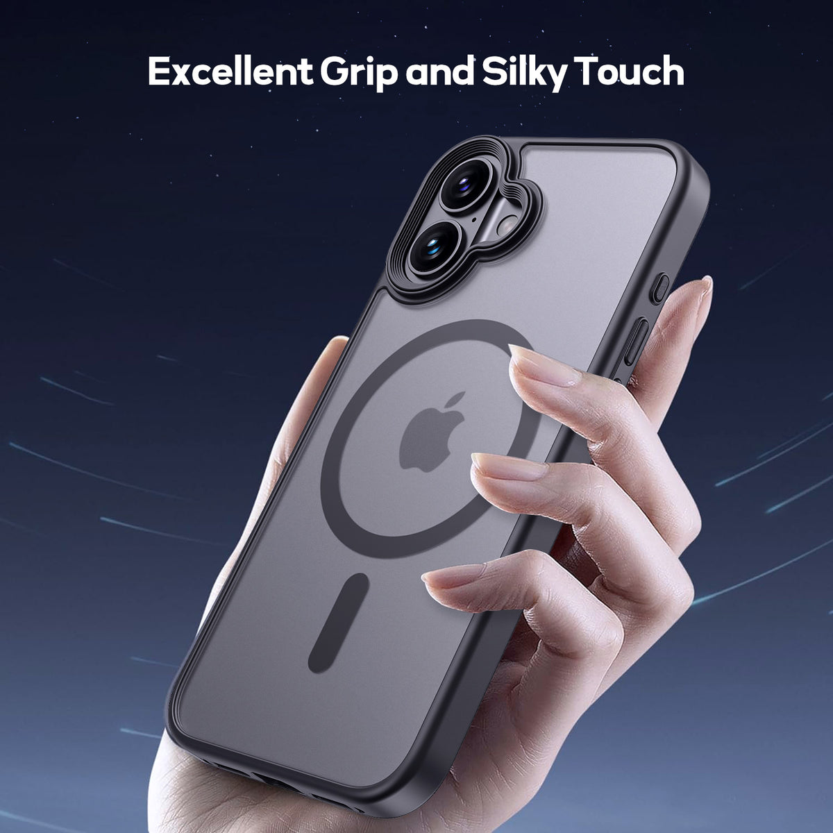 Tough On iPhone 16 Plus Case With MagSafe Matte Black