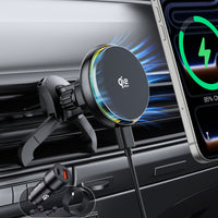 TurboCharge | Qi2.2 25W Wireless Car Charger with Cooling