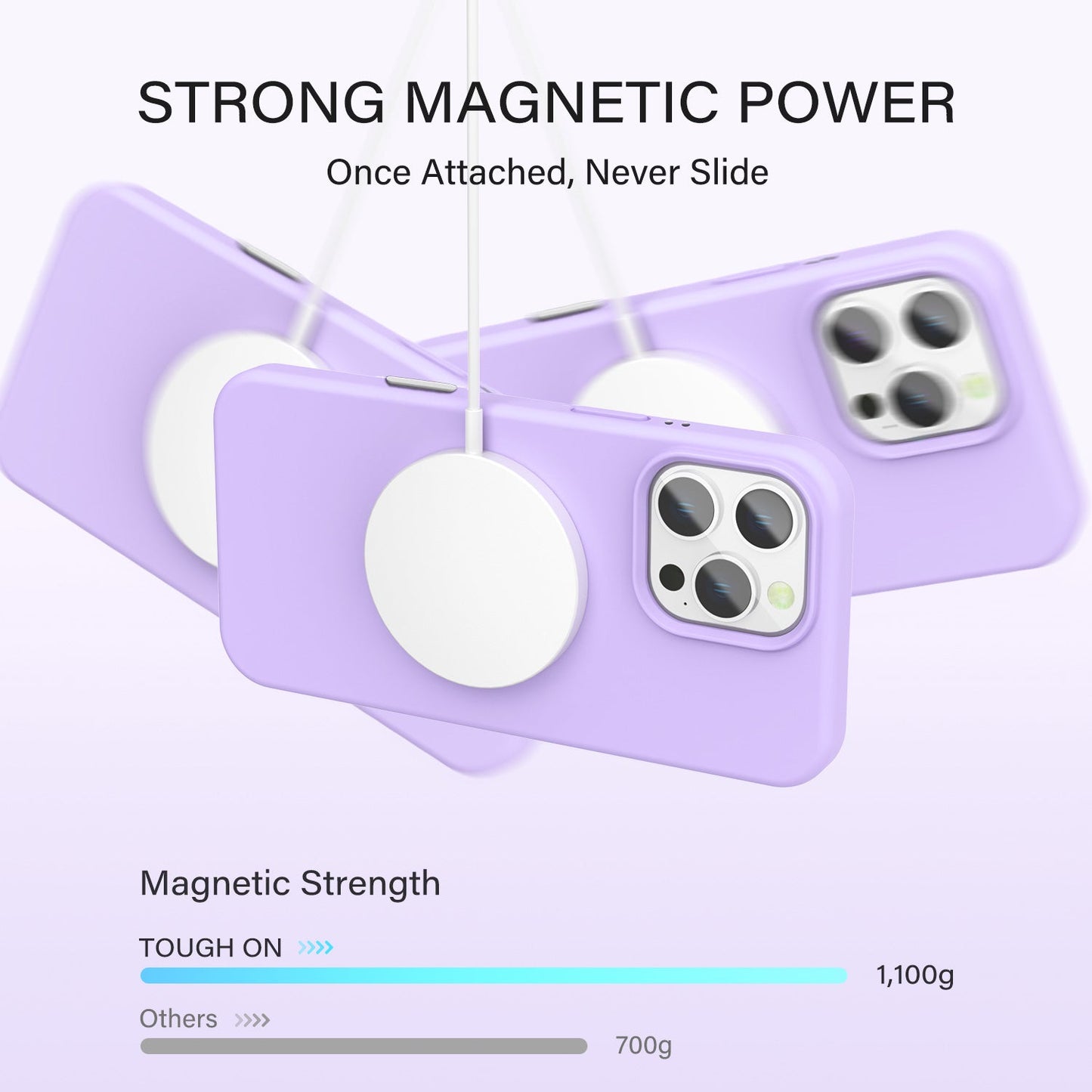 Tough On iPhone 16 Pro Strong Liquid Silicone Case with Magsafe