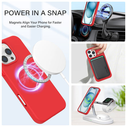 Tough On iPhone 16 Pro Strong Liquid Silicone Case with Magsafe