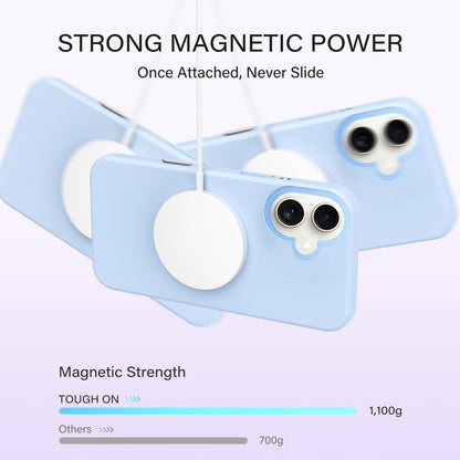 Tough On iPhone 16 Plus Strong Liquid Silicone Case with Magsafe