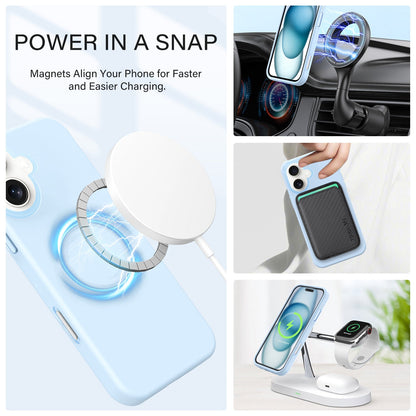 Tough On iPhone 16 Plus Strong Liquid Silicone Case with Magsafe