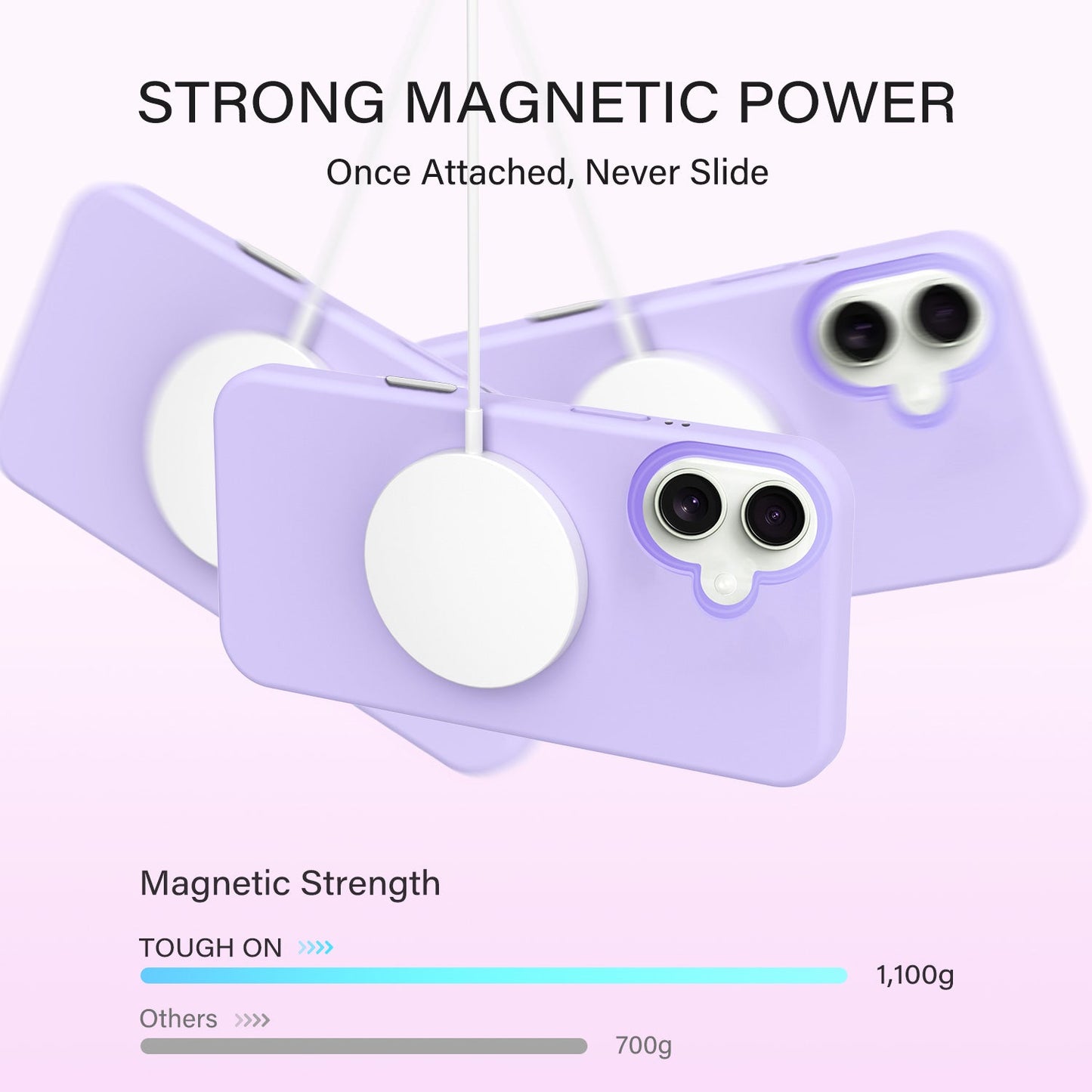 Tough On iPhone 16 Plus Strong Liquid Silicone Case with Magsafe