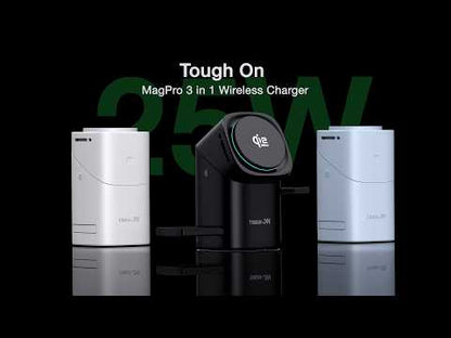 Tough On MagPro Qi2 25W 3-in-1 Wireless Charger