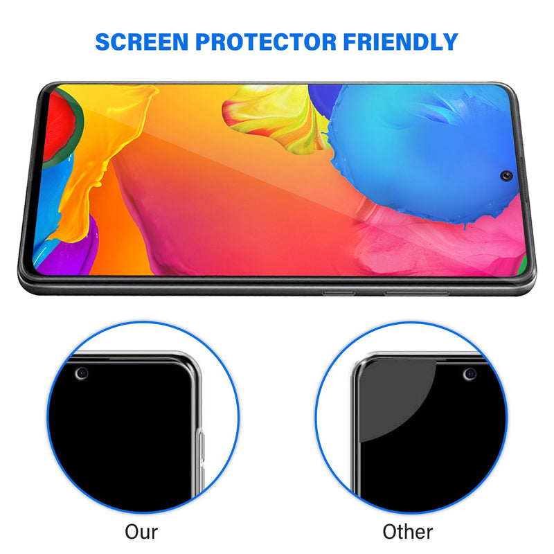 Samsung Galaxy A71 Tempered Glass Screen Protector Tough on Clear