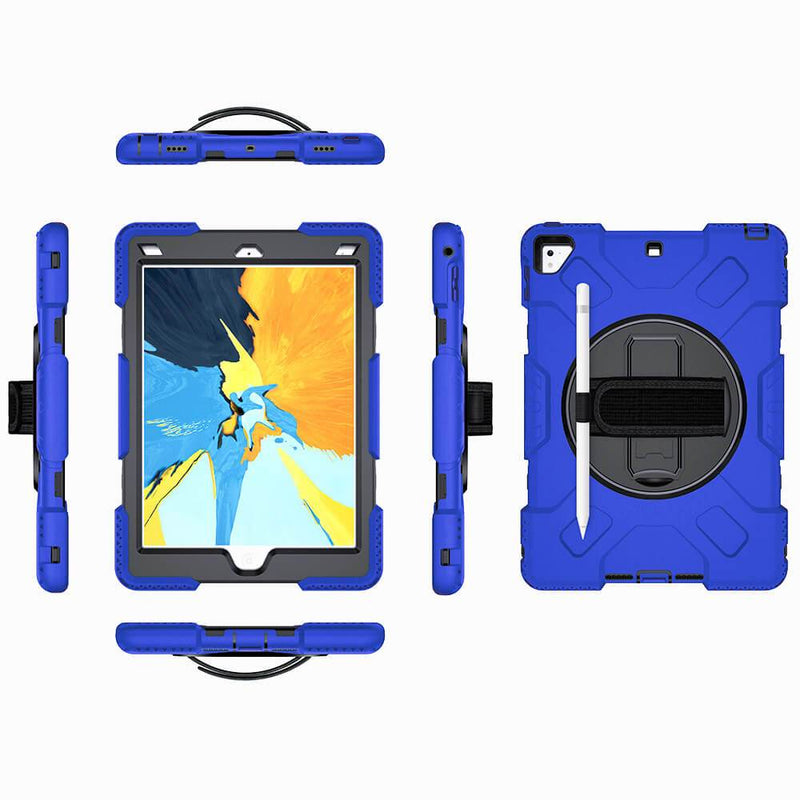 iPad 5 / 6th Gen 9.7 inch Case Tough On Rugged Protection Blue