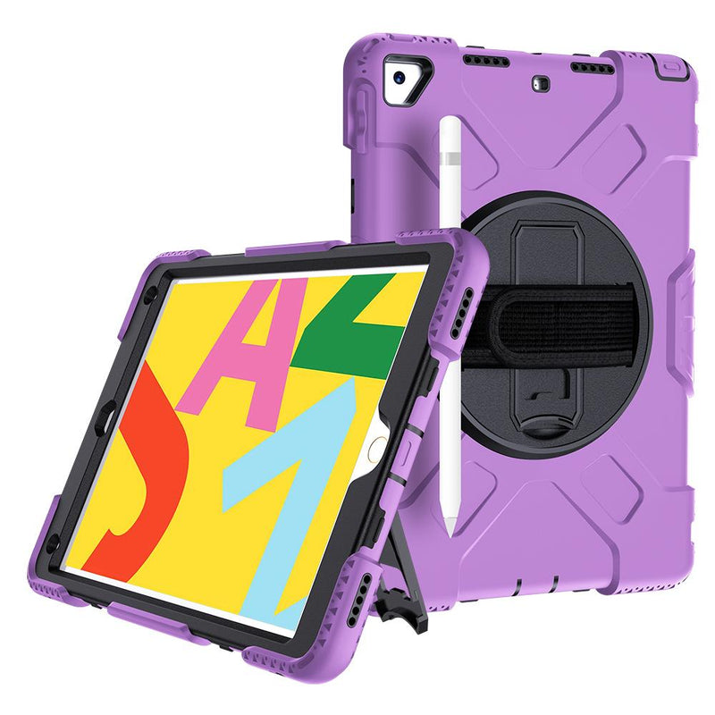 iPad 7 / 8 / 9th Gen 10.2 inch Case Tough On Rugged Protection Purple