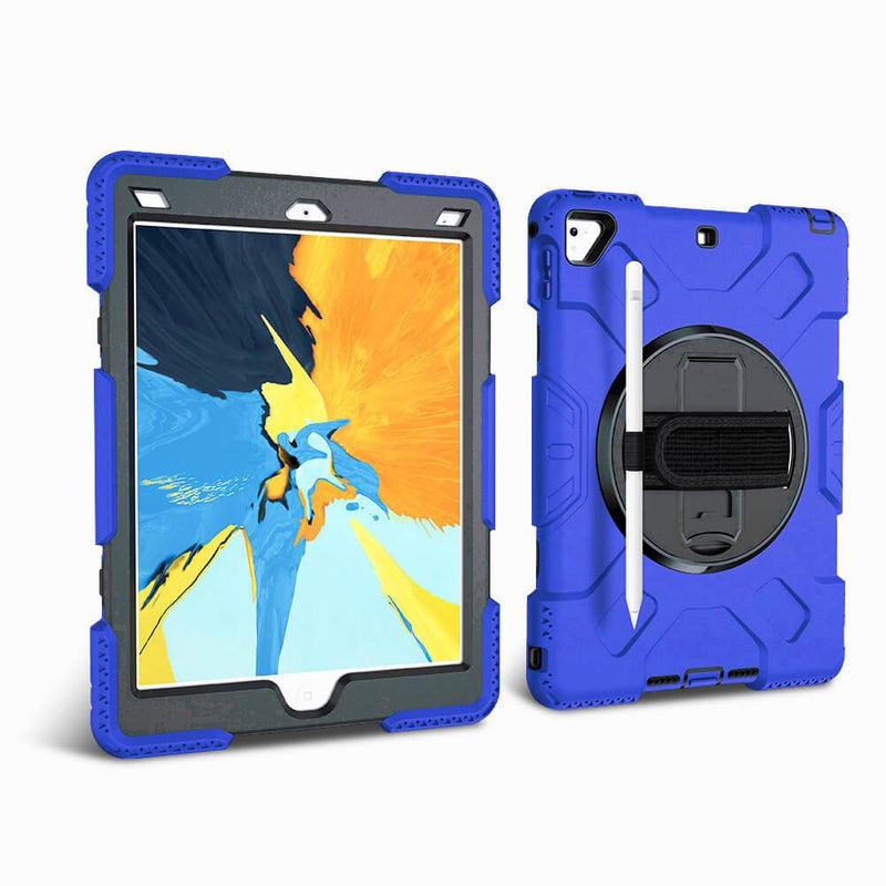 iPad 5 / 6th Gen 9.7 inch Case Tough On Rugged Protection Blue