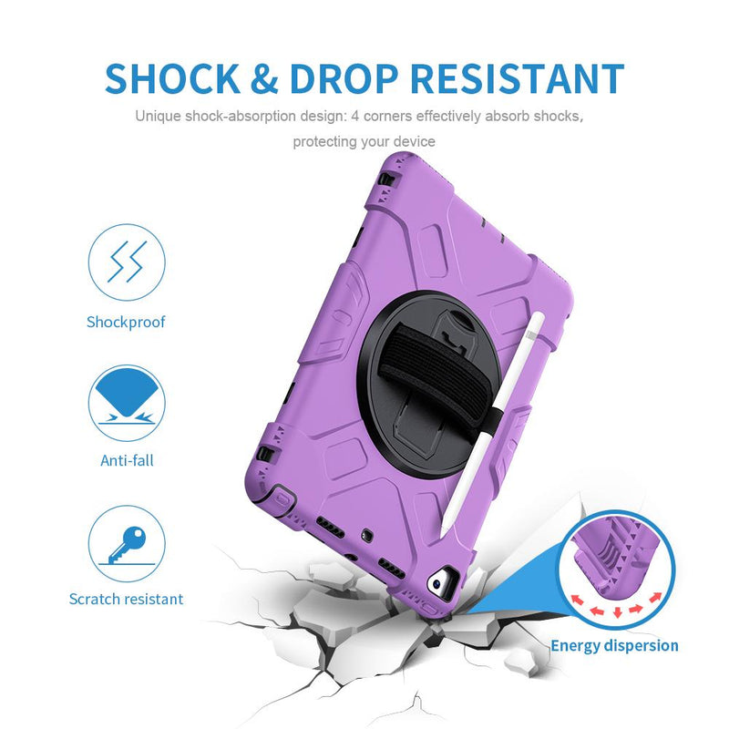 Tough On iPad Air 3 10.5 inch Case Rugged Protection Purple