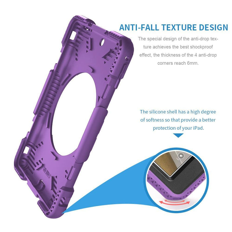 iPad mini 4 5 Case Tough On Rugged Protection Purple